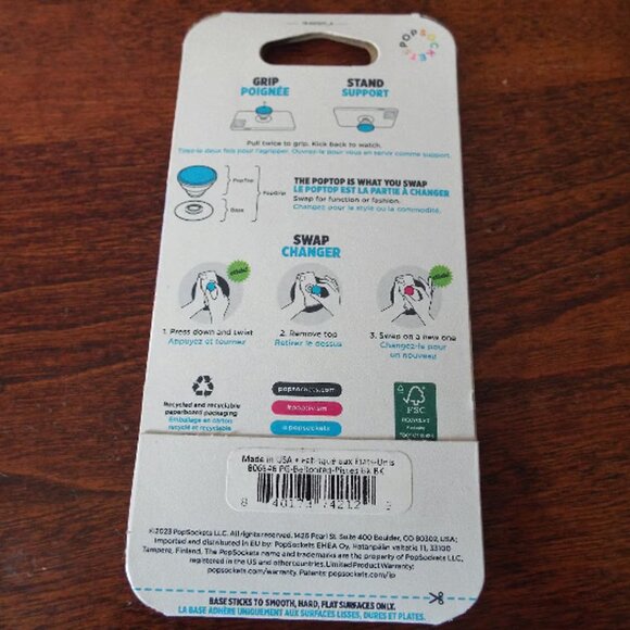 PopSockets Be Rooted PopGrip with Swappable Top & Stand Zodiac - Cancer new - Picture 2 of 2